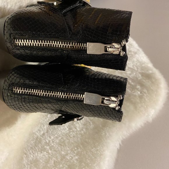 LEATHER  ANKLE BOOTS - zara - Picture 3 of 15